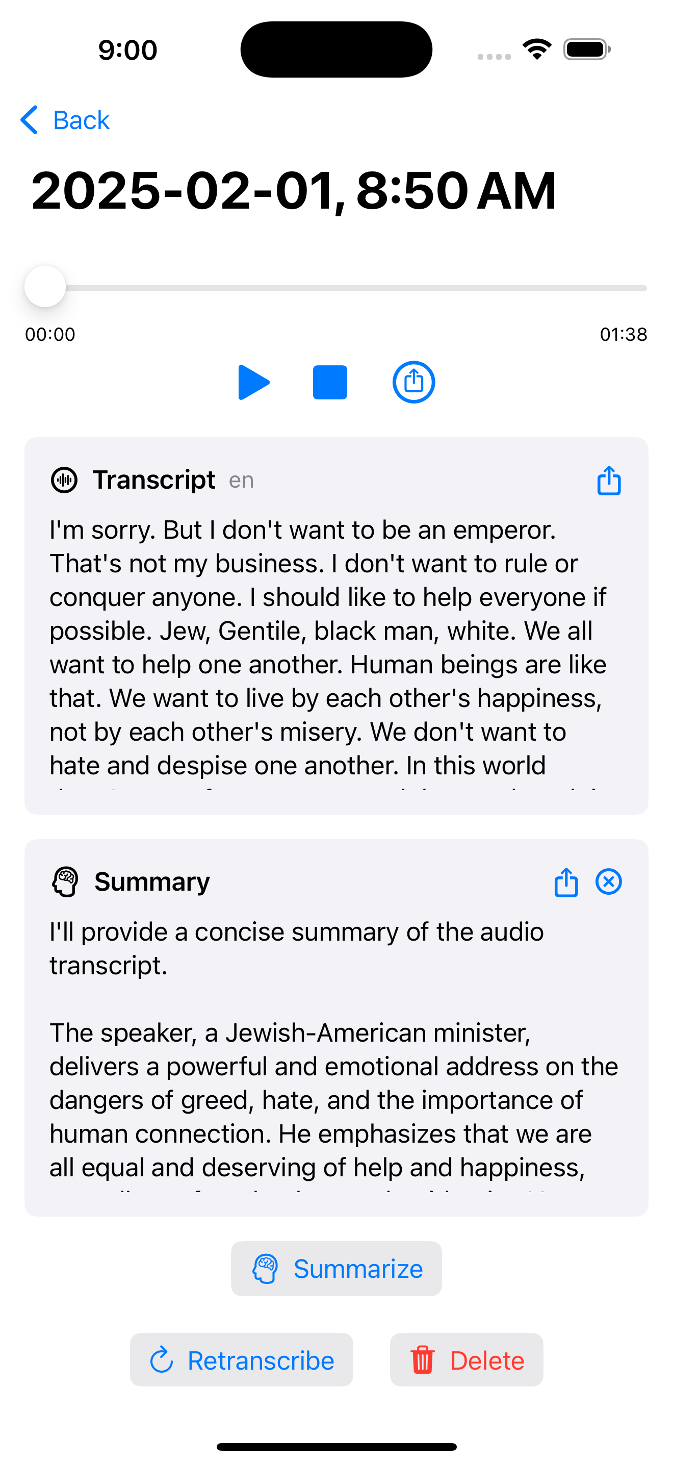 Stenographer Privacy Feature